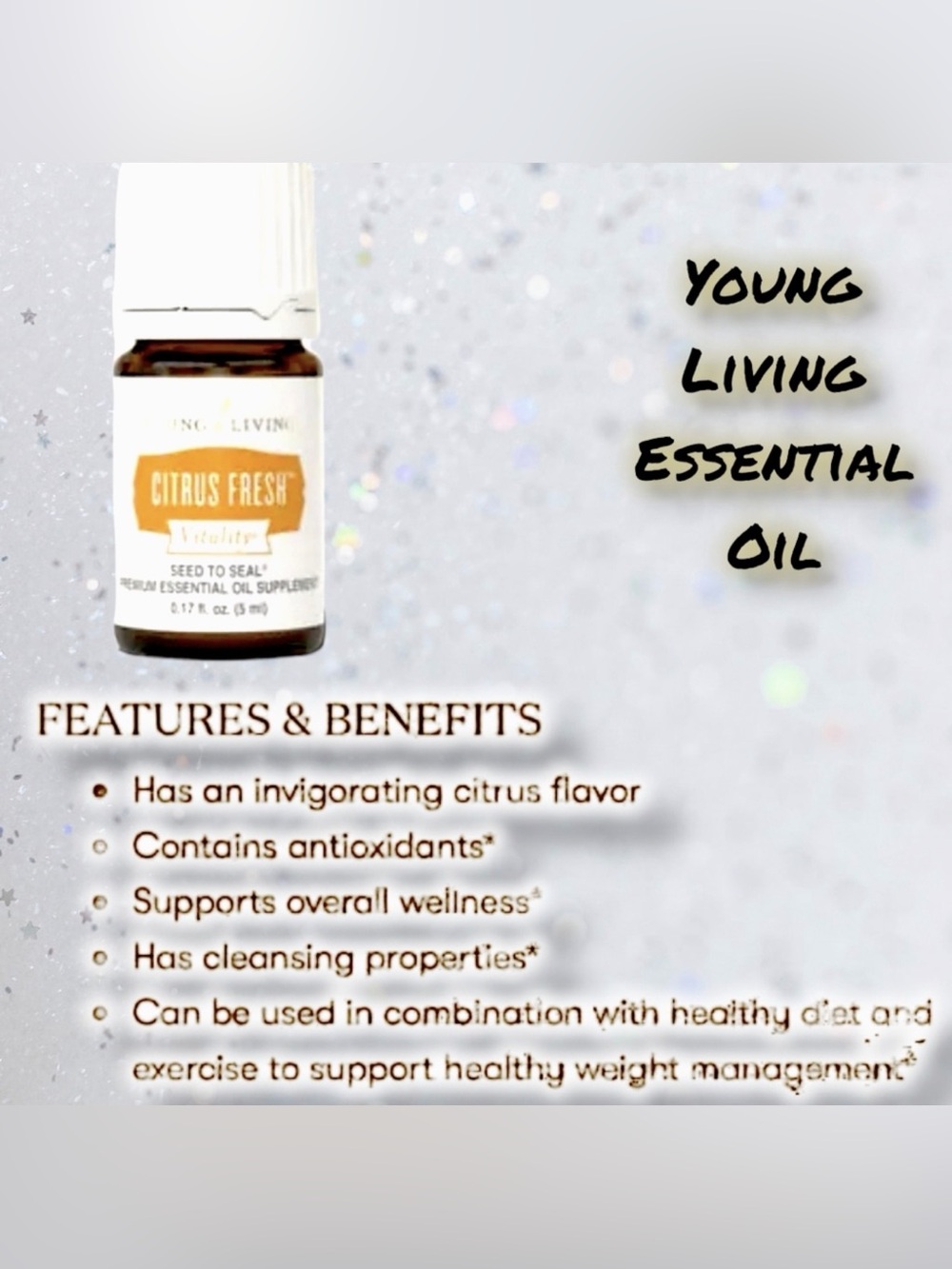 Young Living Essential Oil Citrus Fresh VITALIY Nwt - Picture 5 of 9
